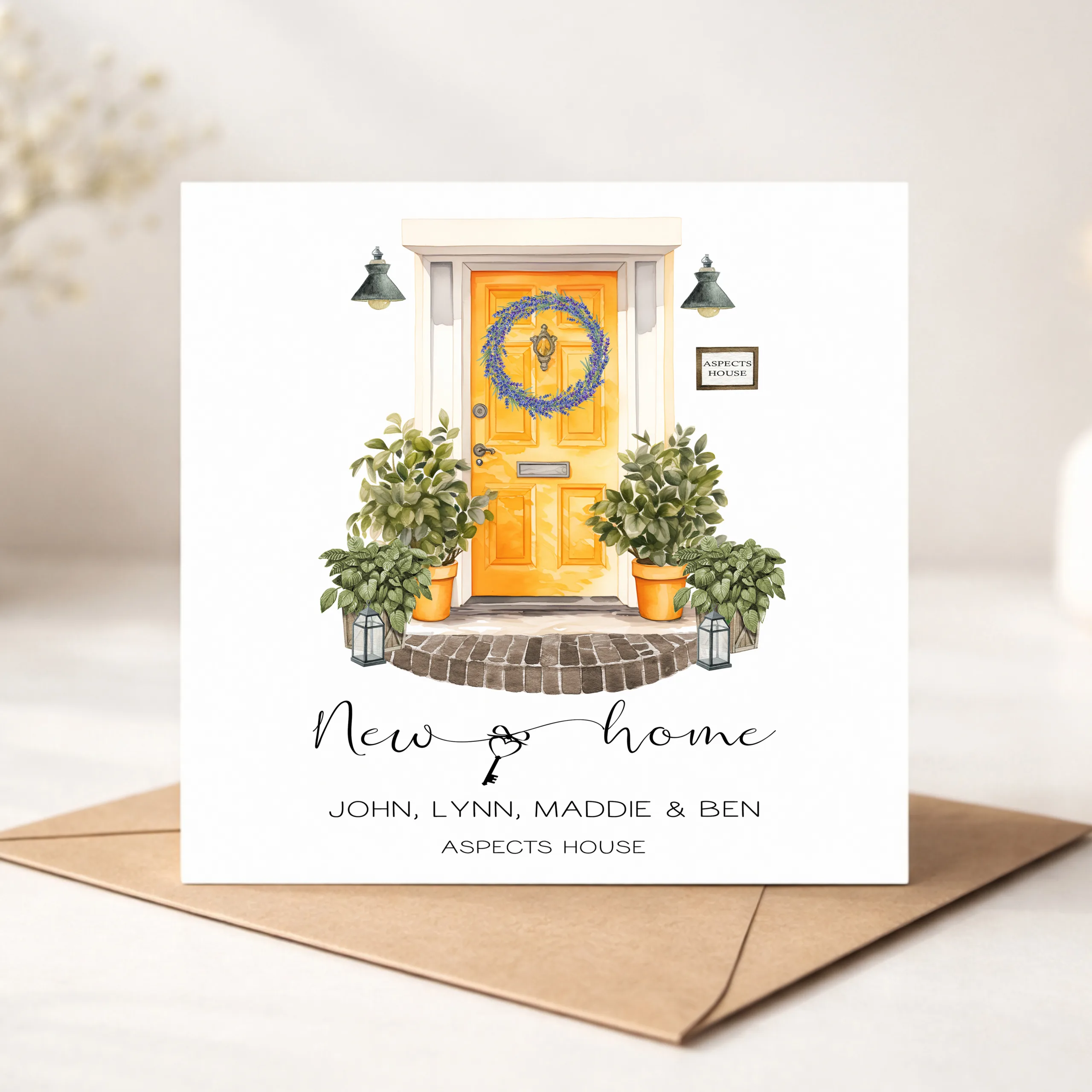 Personalised New Home Card