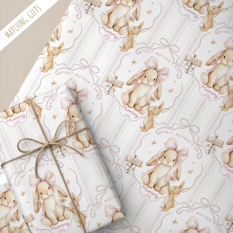 Personalised 1st Mother’s Day Gift Wrapping Paper