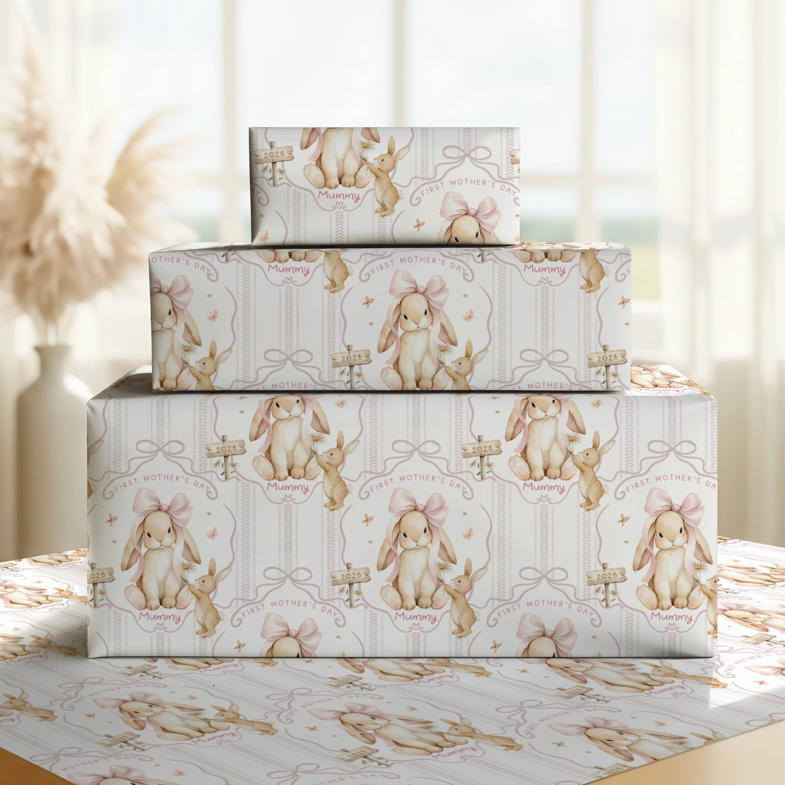 1st Mother's Day Gift Wrapping Paper