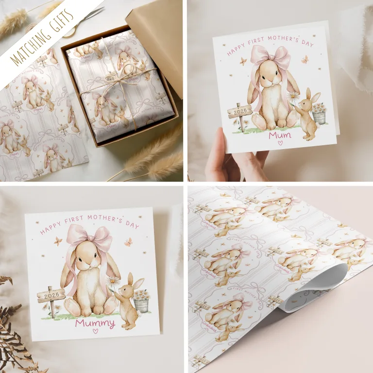 Personalised 1st Mother’s Day Gift Wrapping Paper