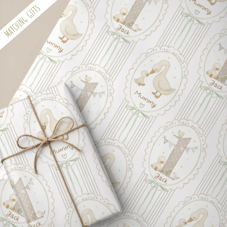 Personalised 1st Mother’s Day Gift Wrapping Paper