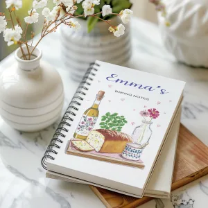 Personalised Baking Notebook