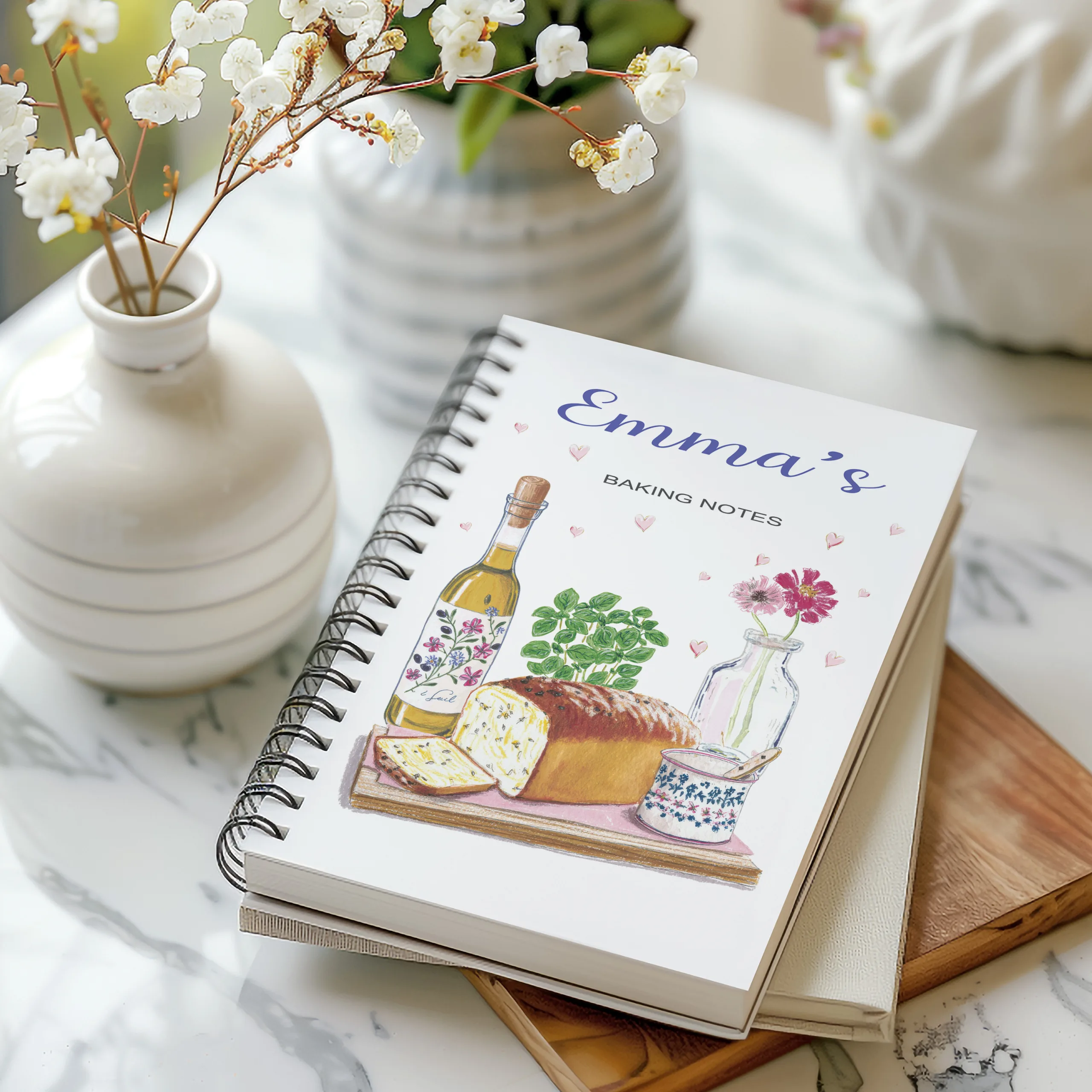Personalised Baking Notebook
