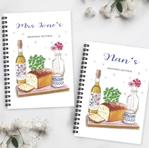 Personalised Baking Notebook