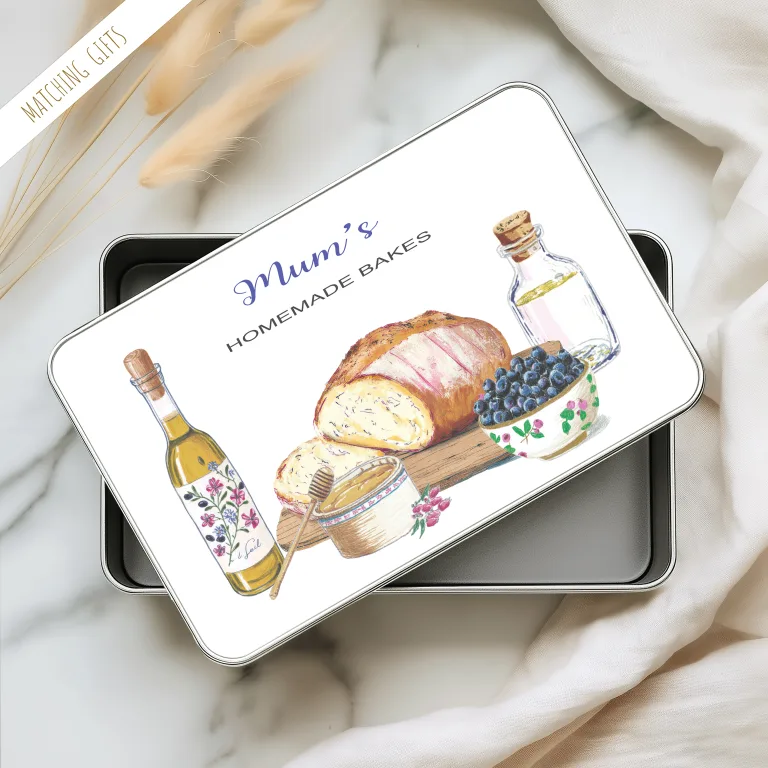 Personalised Baking Metal Storage Tin