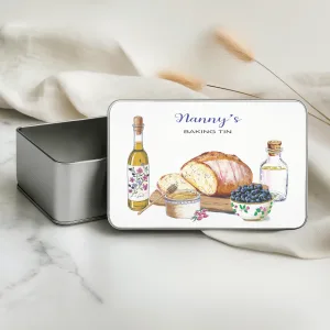 Personalised Metal Baking Tin