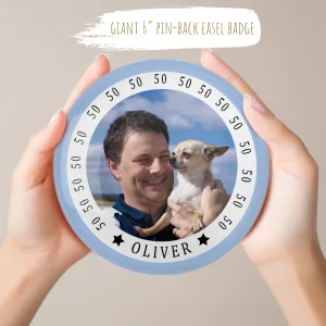 Large Photo Birthday Badge