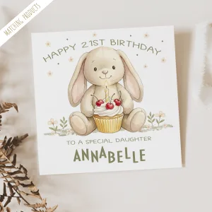 Personalised Jellycat Birthday Card