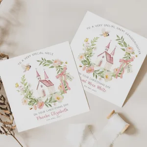 Personalised Christening Card