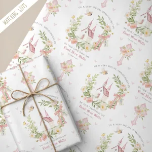 Personalised Christening Gift Wrapping Paper