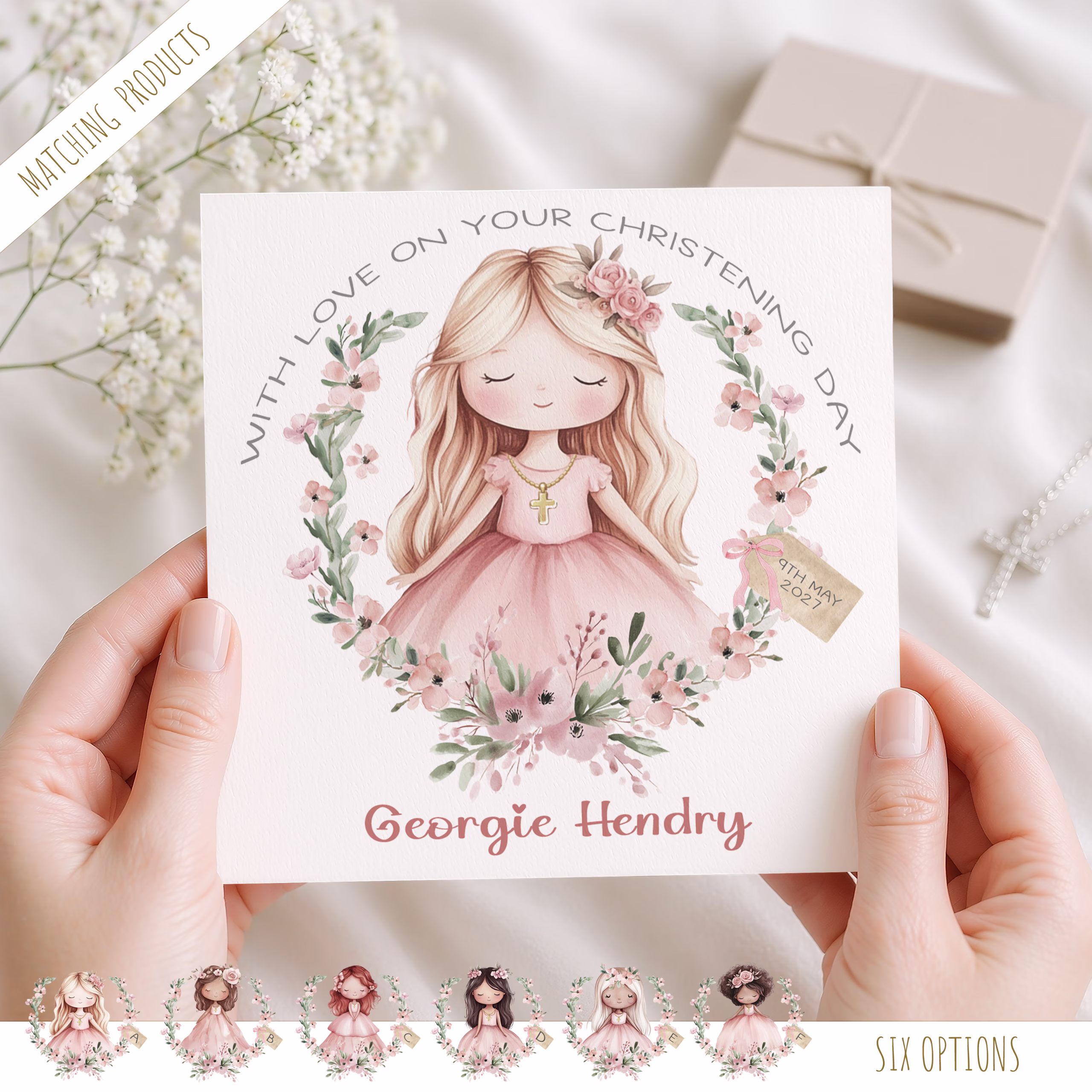 Personalised First Holy Communion Card