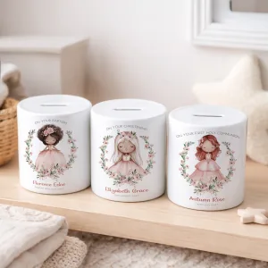 Personalised Baptism Money Pot