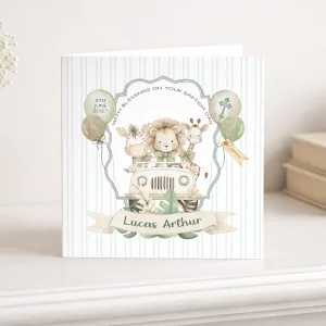 Boys Christening Card