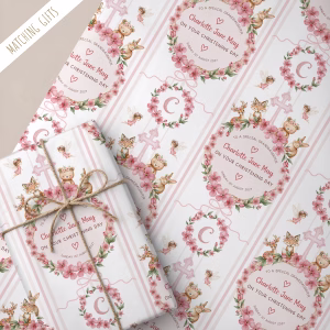 Christening Gift Wrapping Paper