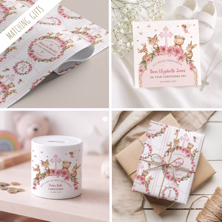 Personalised Money Box – Christening Gifts For Girls