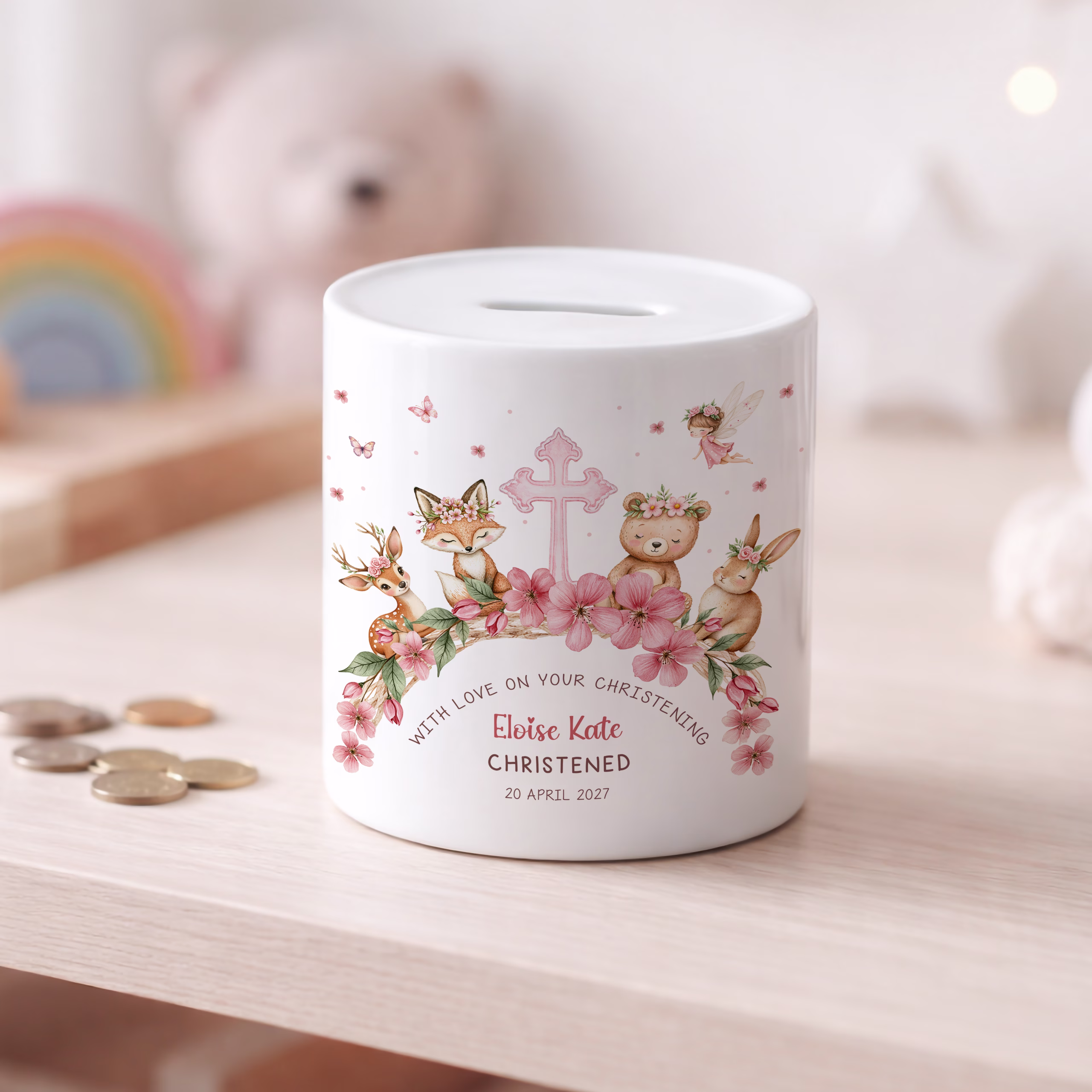 Christening-Baptism Money Pot