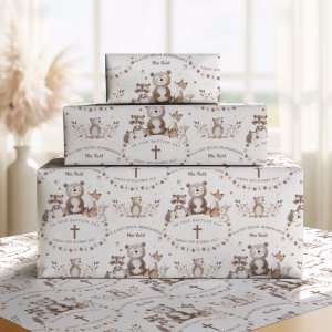 Naming Day Gift Wrapping Paper