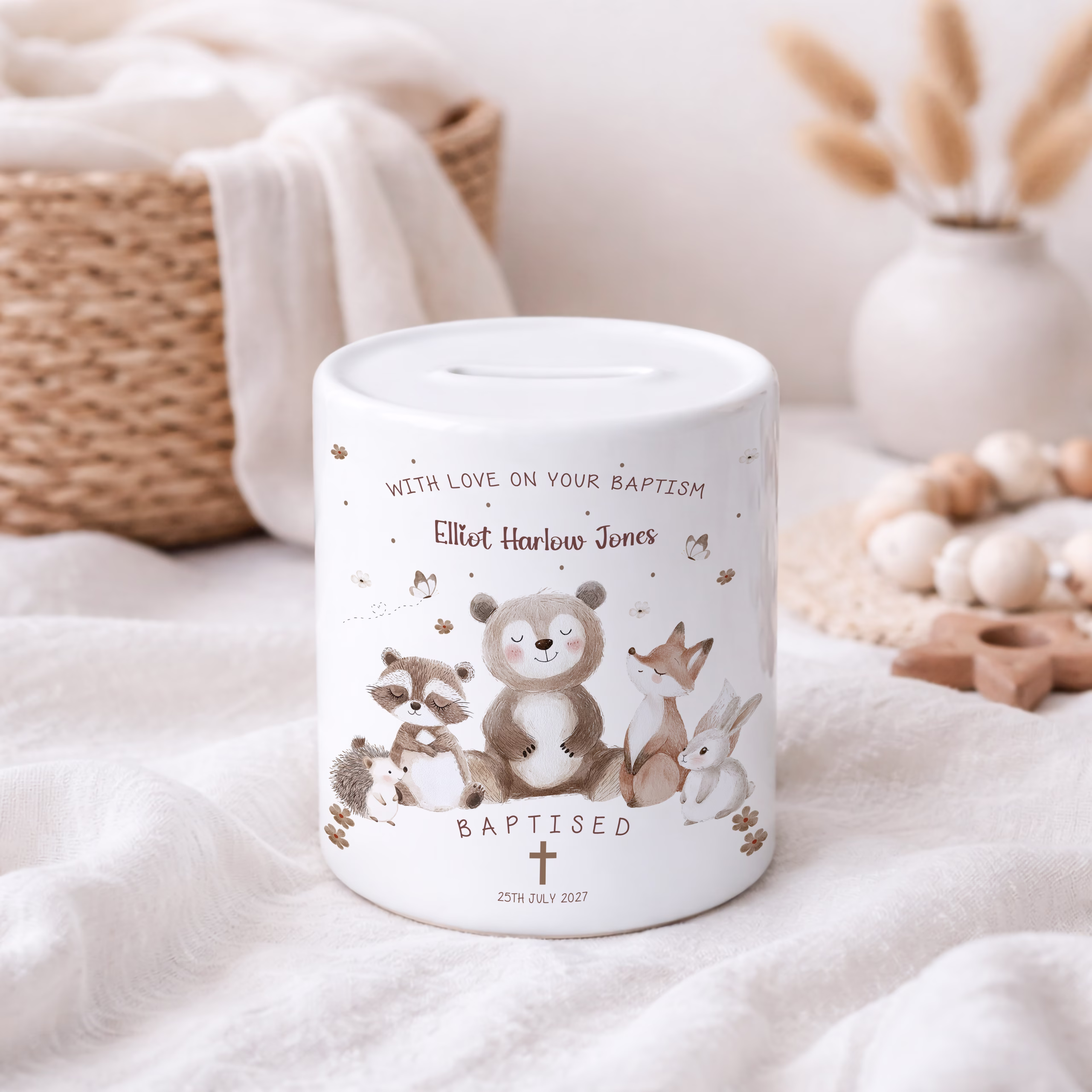 Christening-Baptism Money Pot