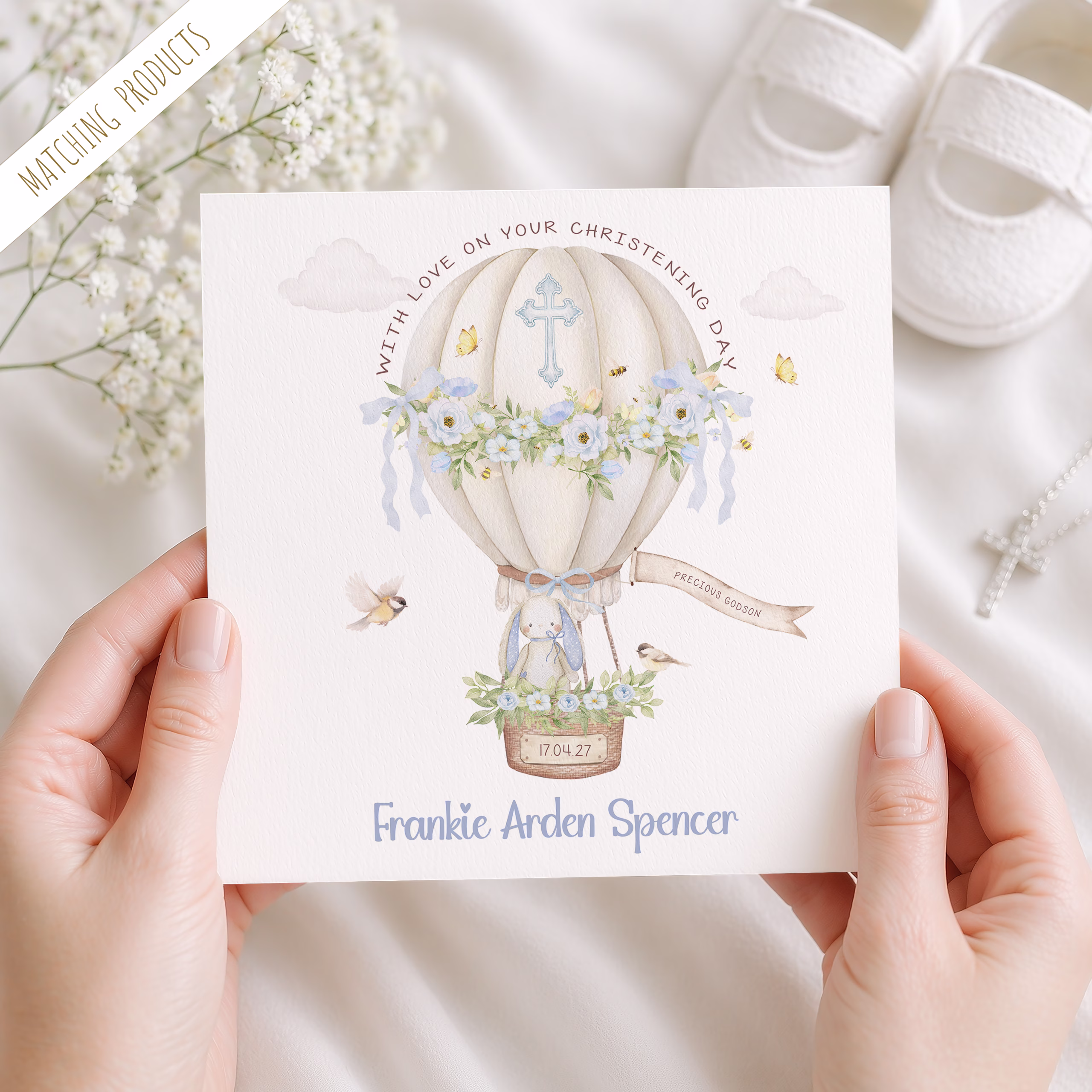 Boys Christening Card