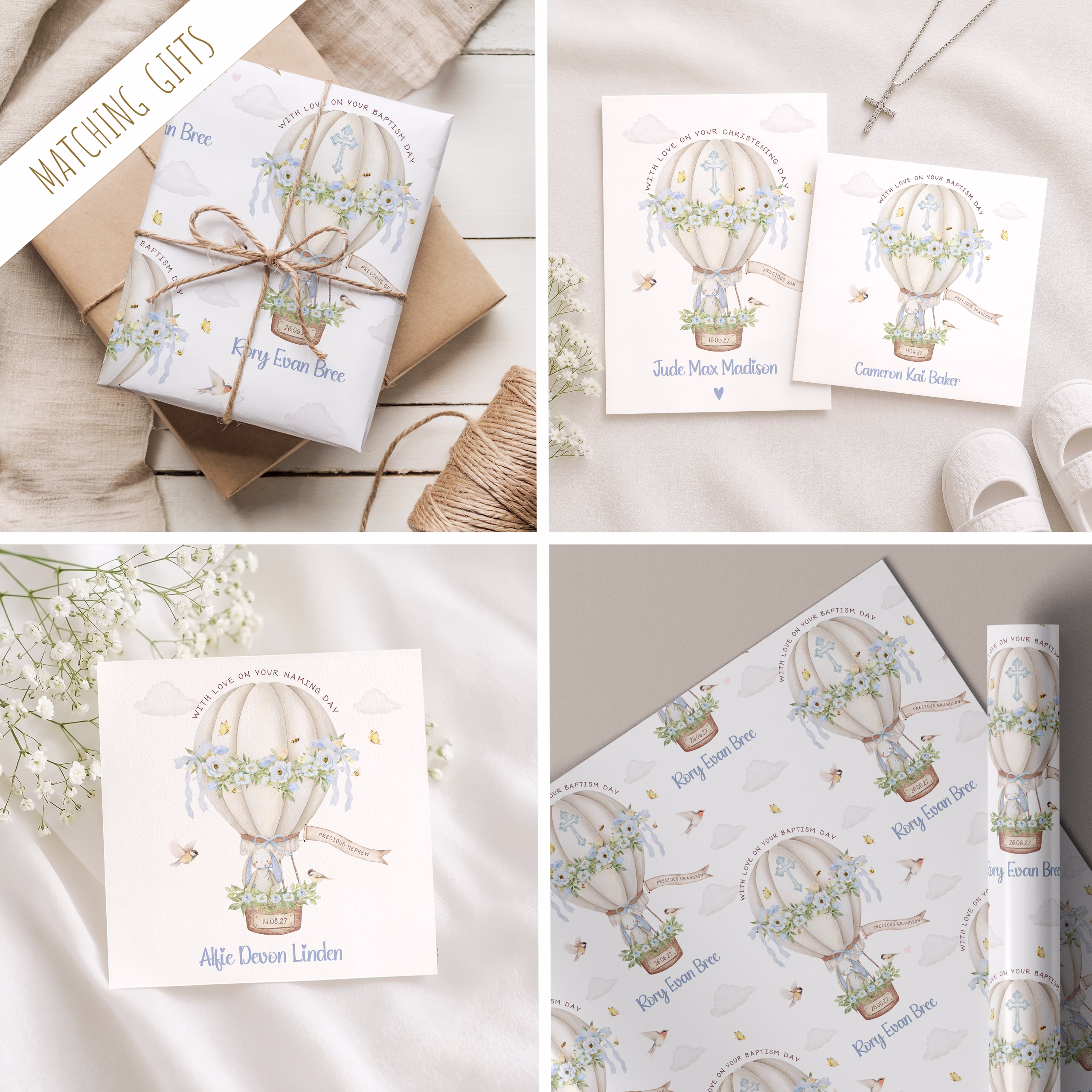 Boys Christening Card