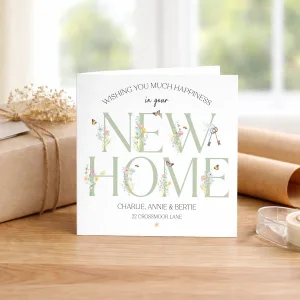 personalised new home card