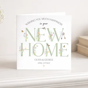 Personalised New Home Card