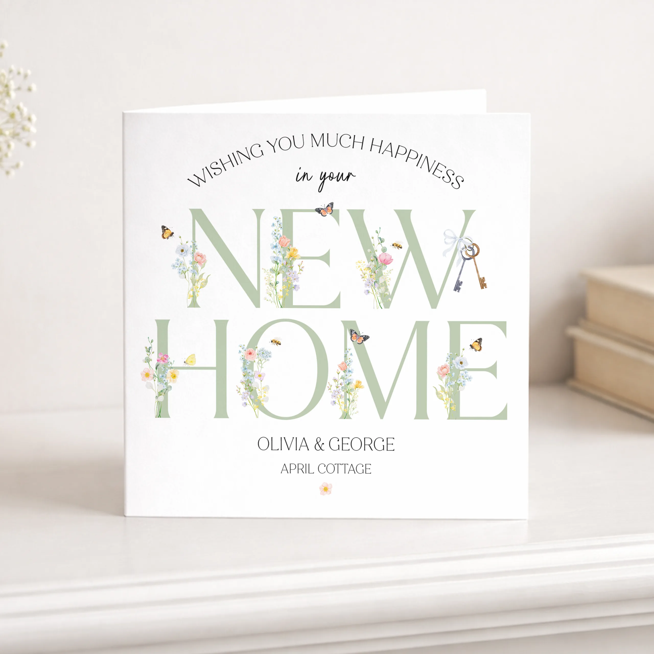 Personalised New Home Card