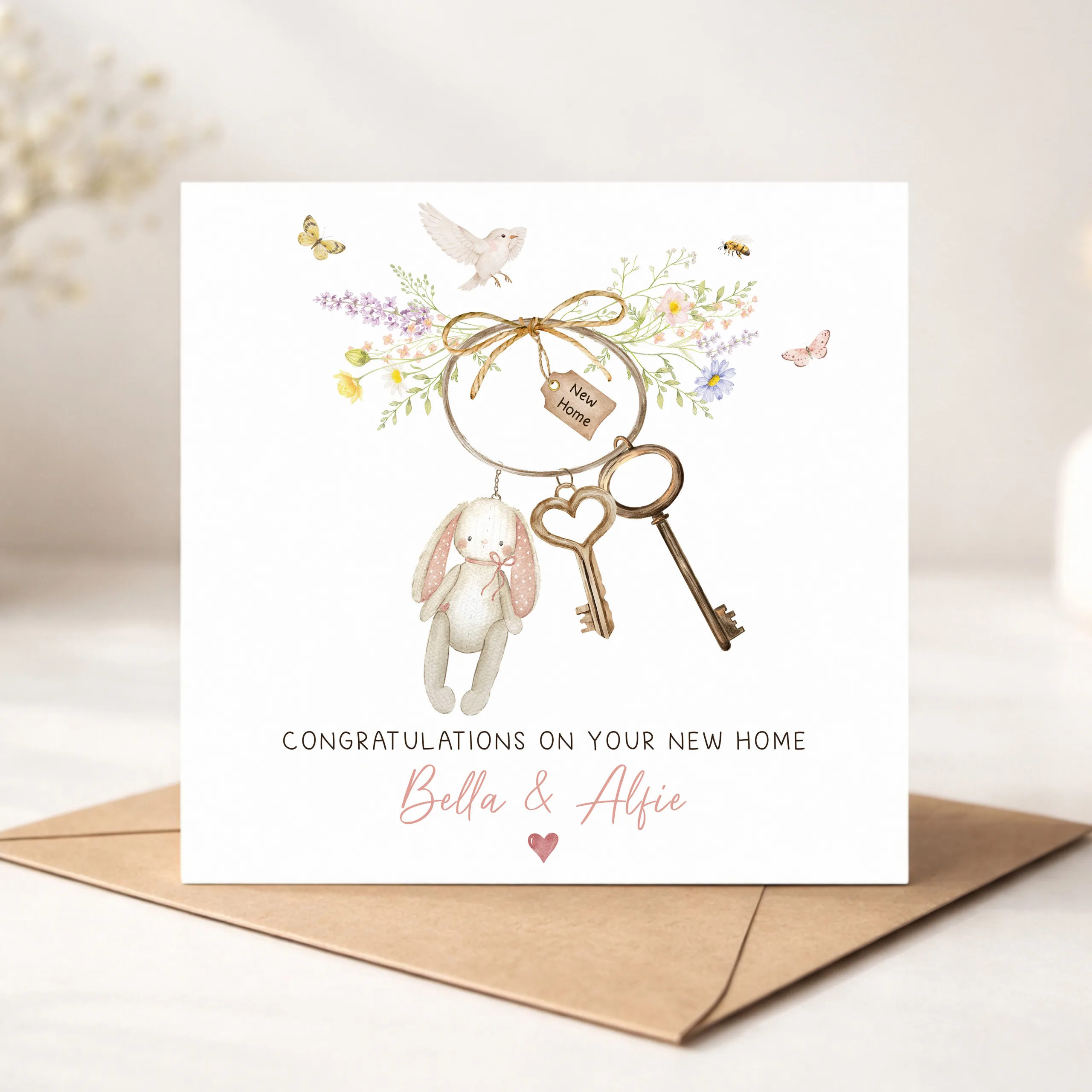Personalised New Home Card
