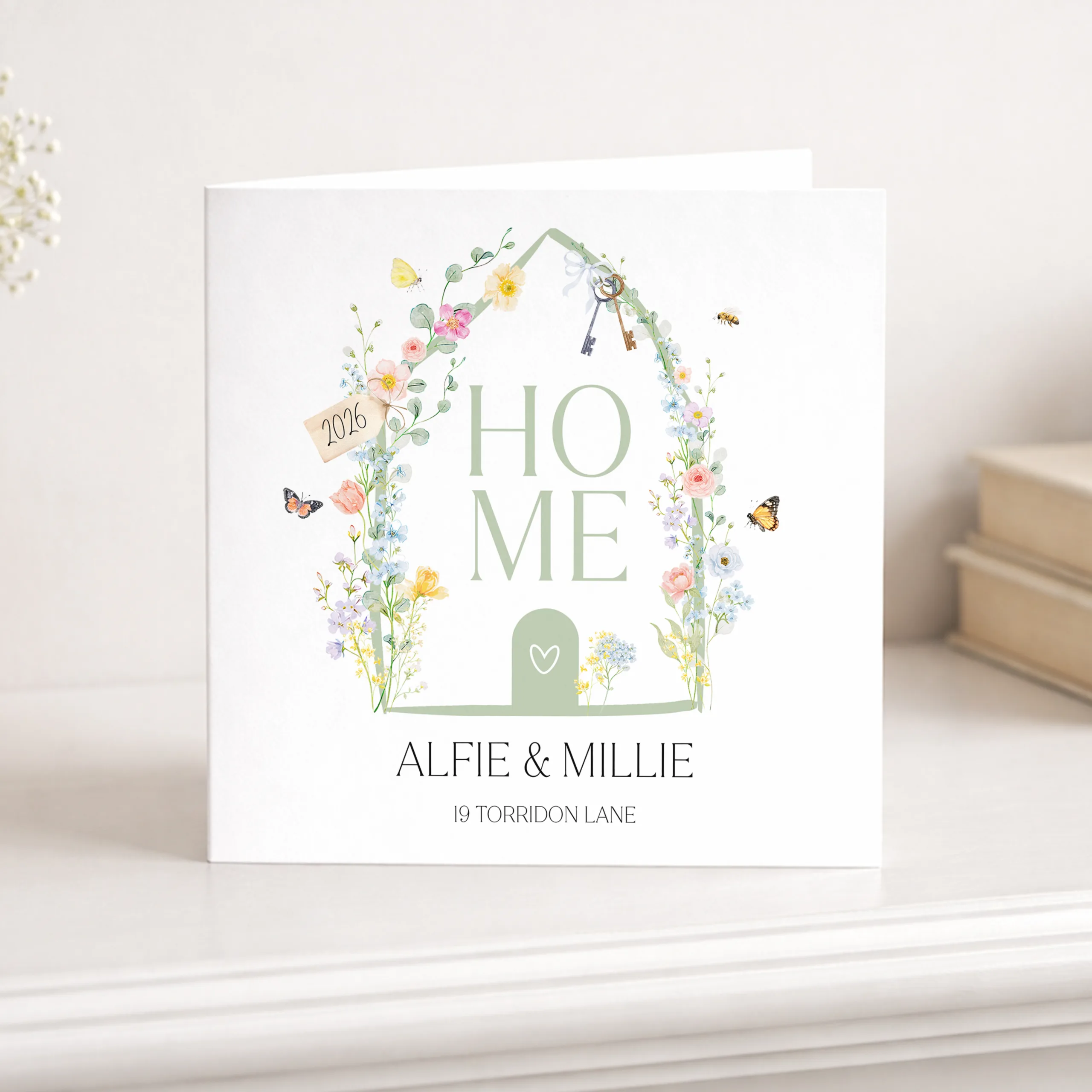 Personalised New Home Card