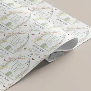 Personalised New Home Gift Wrapping Paper