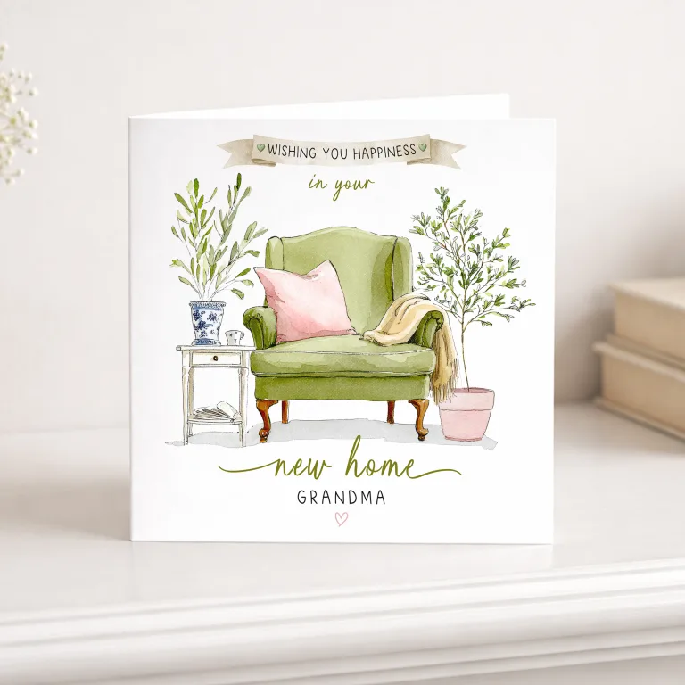 Personalised New Home Card with Names