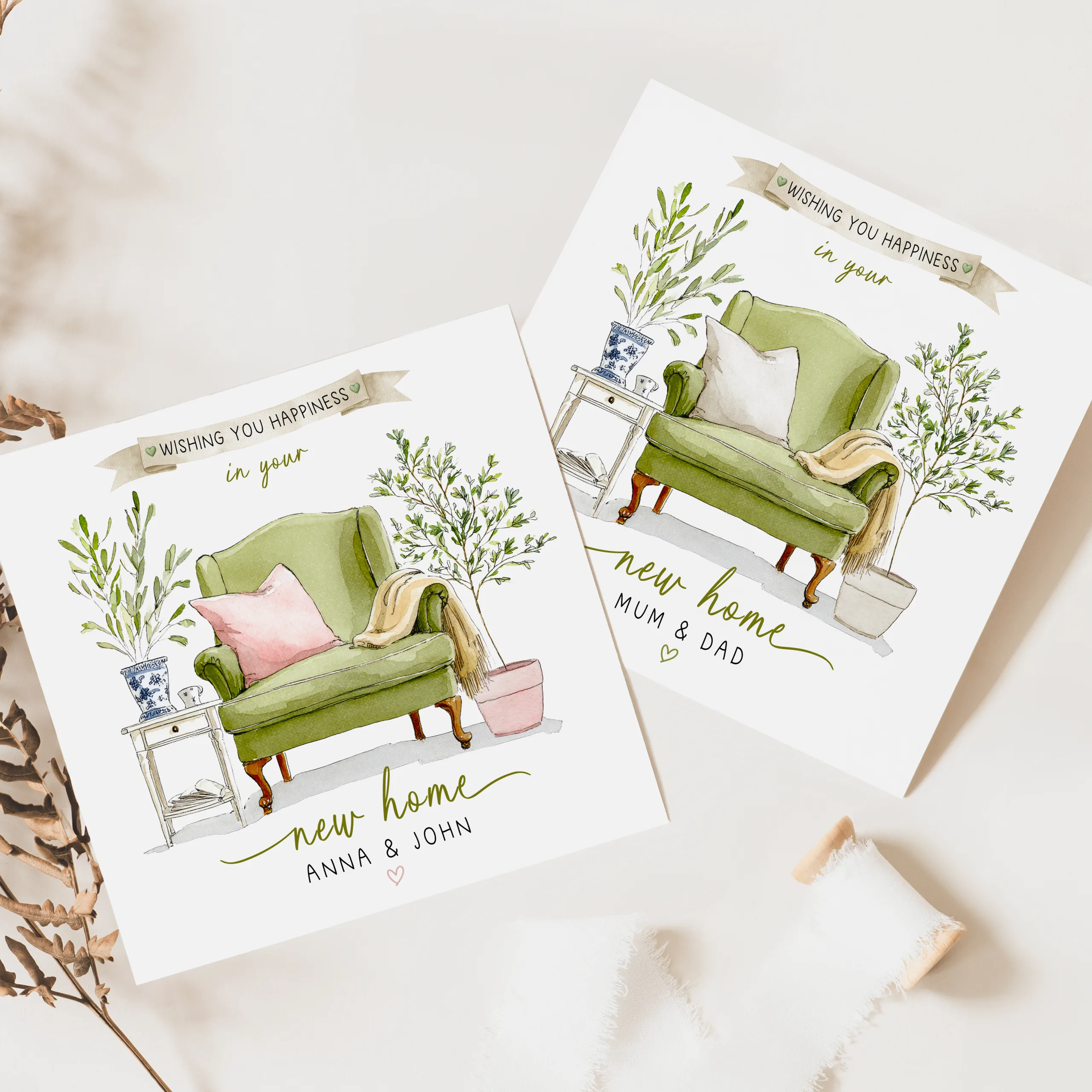 Personalised New Home Card