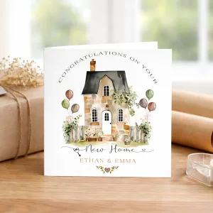 Personalised New Home Card