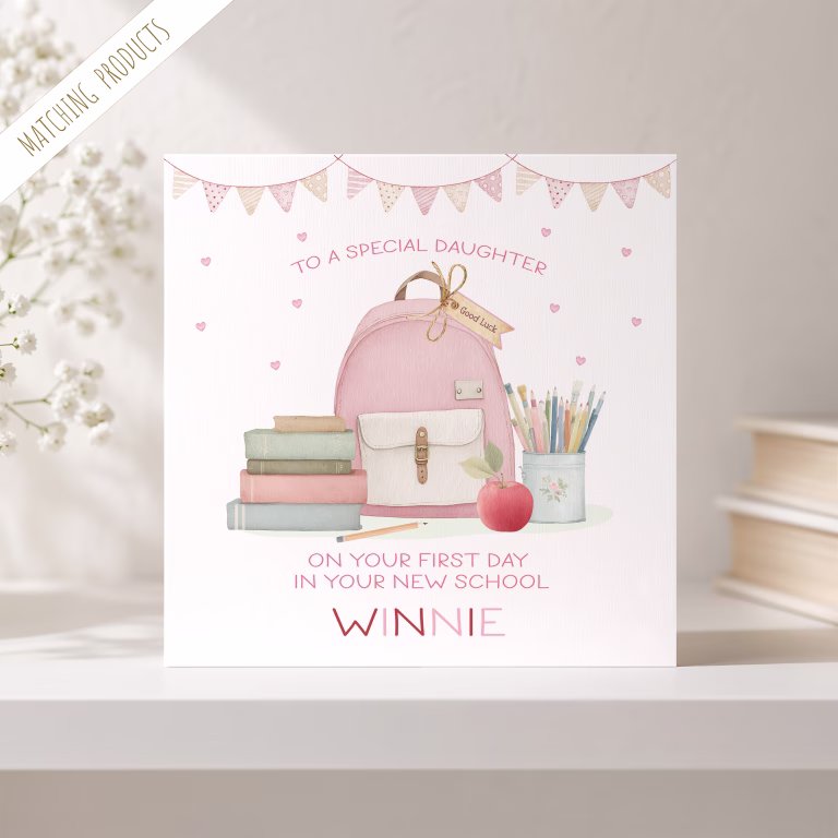 Personalised Back To School Cards