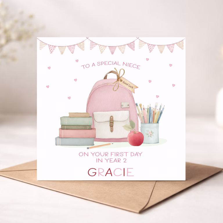 Personalised Back To School Cards