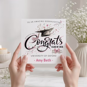 Personalised Graduation Card