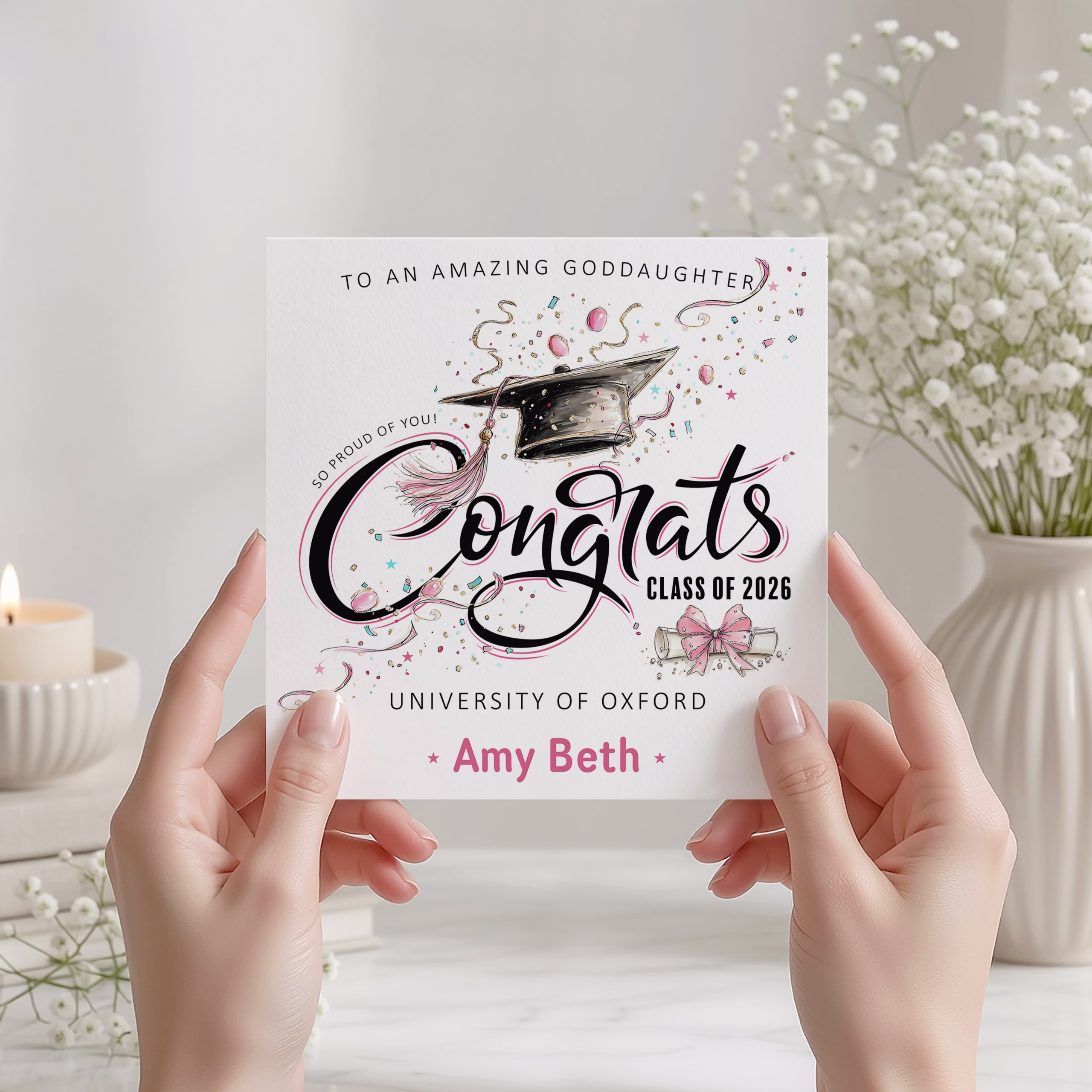 Personalised Graduation Card
