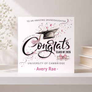 Personalised Graduation Card
