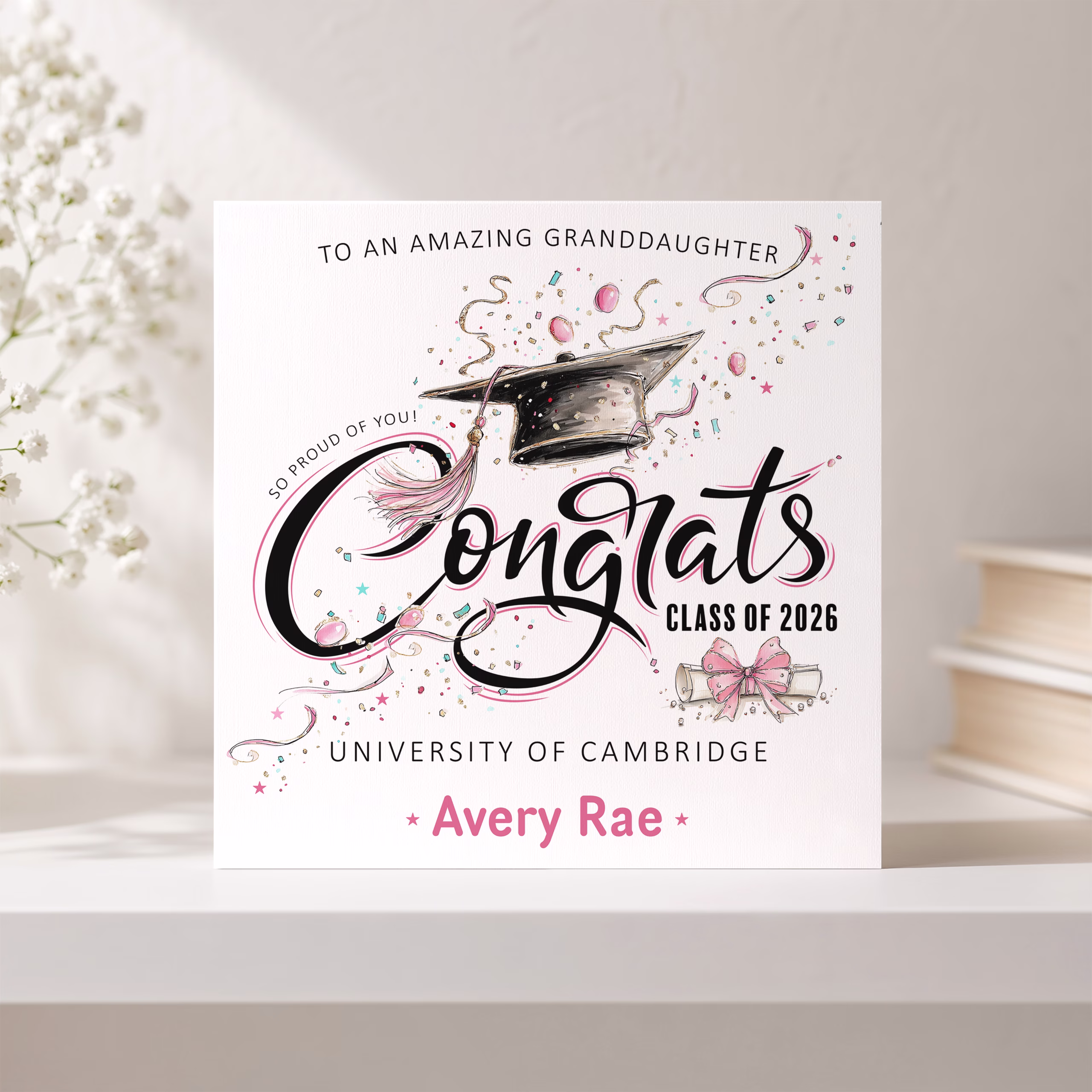 Personalised Graduation Card