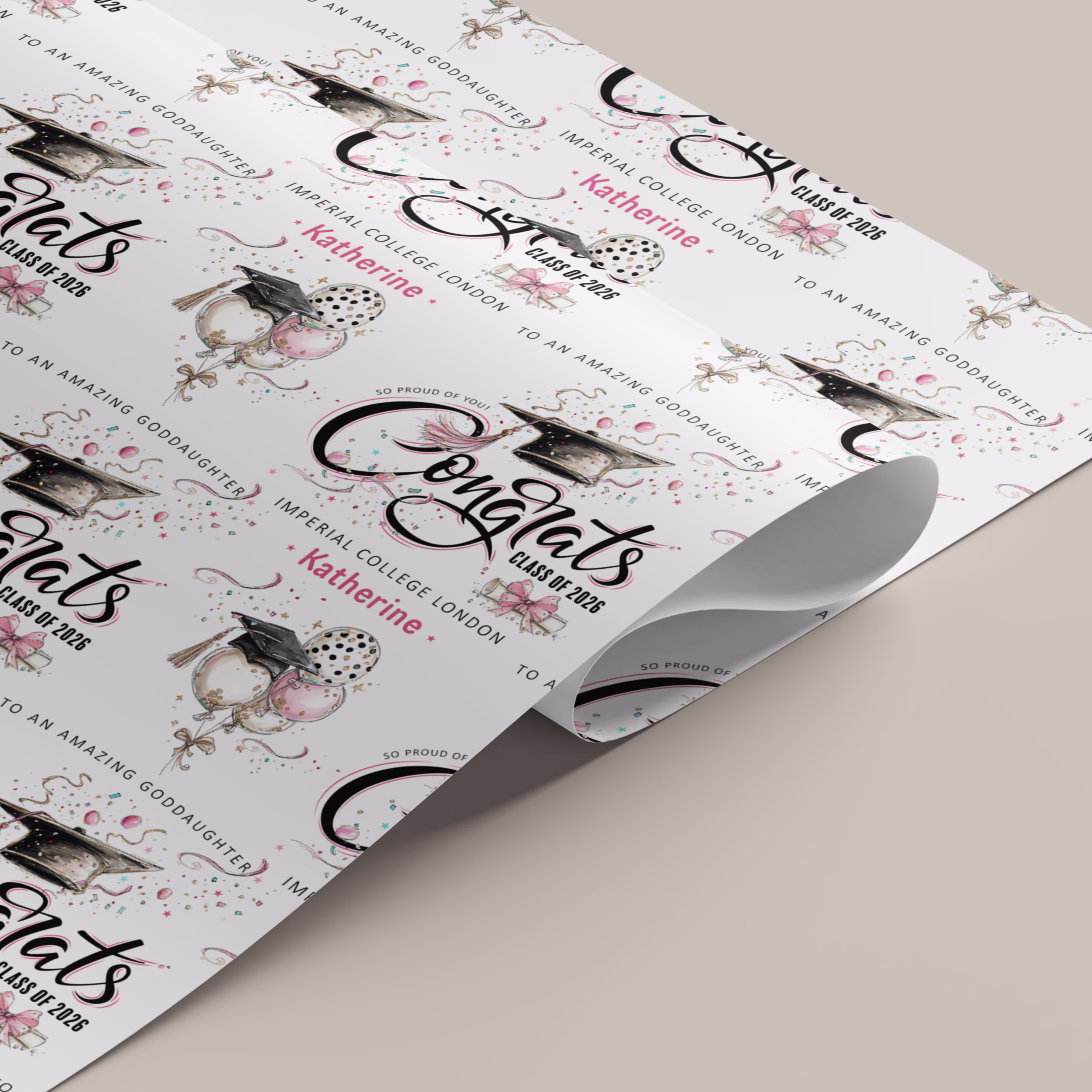 Graduation Gift Wrapping Paper
