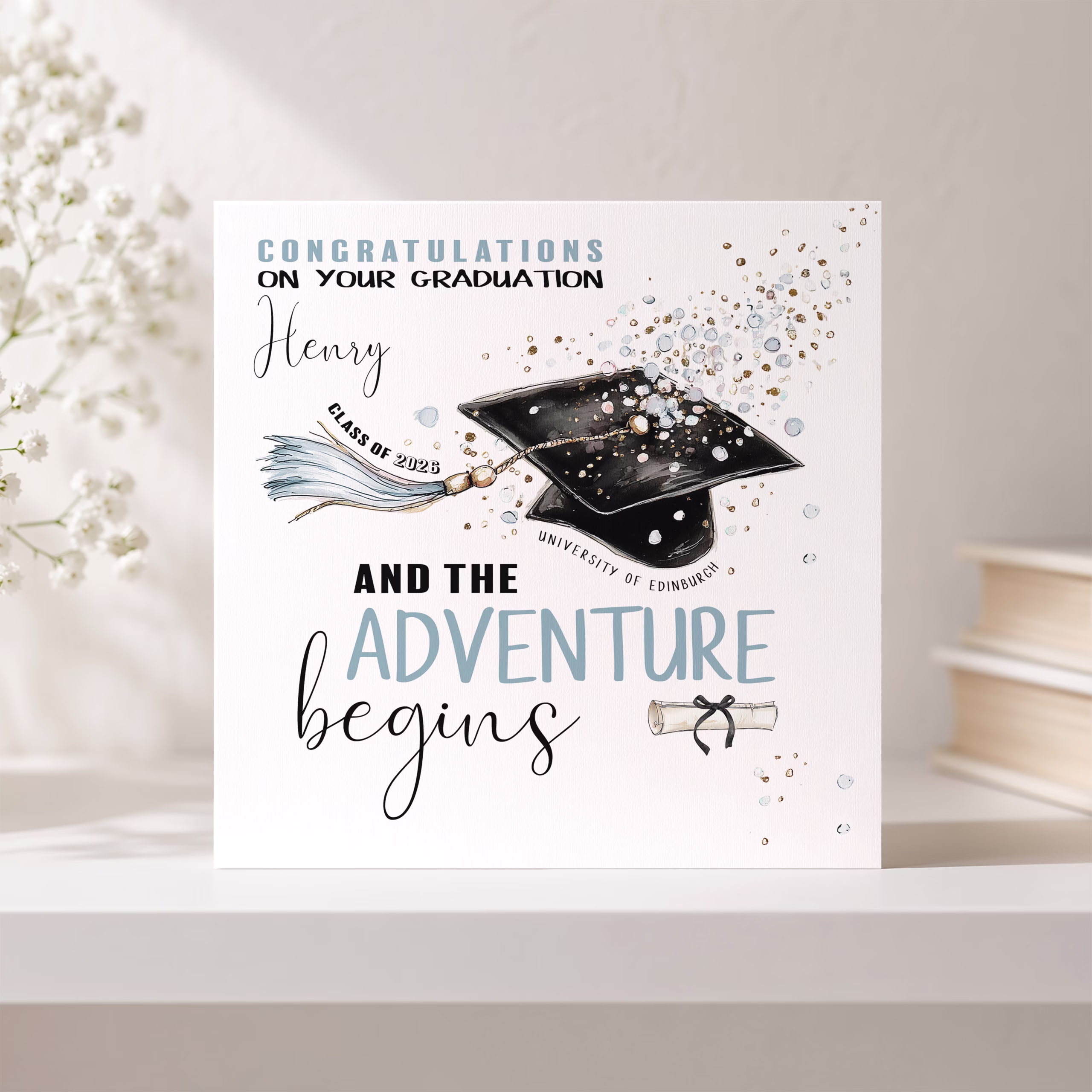 Personalised Graduation Card
