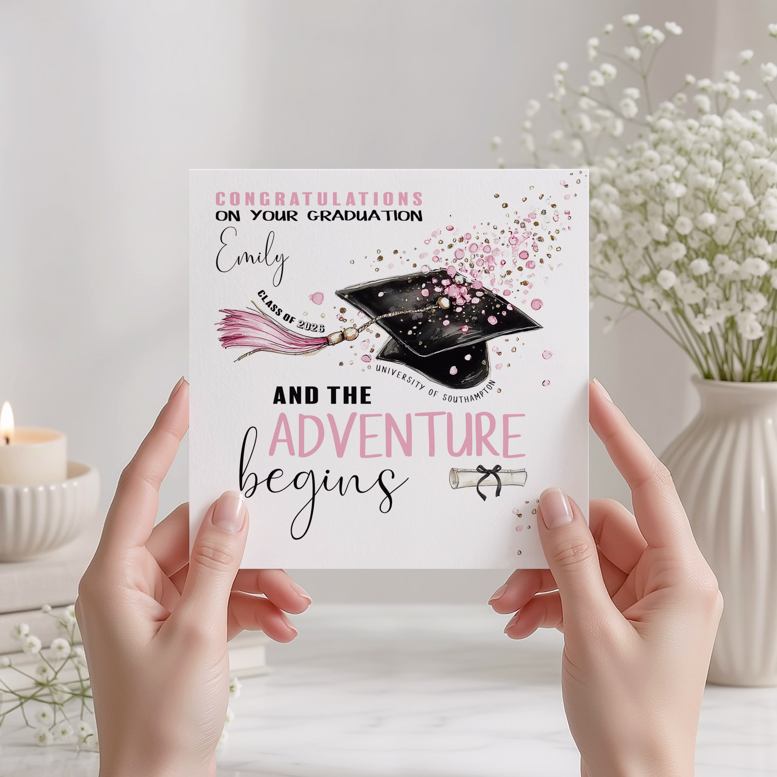 Personalised Graduation Card