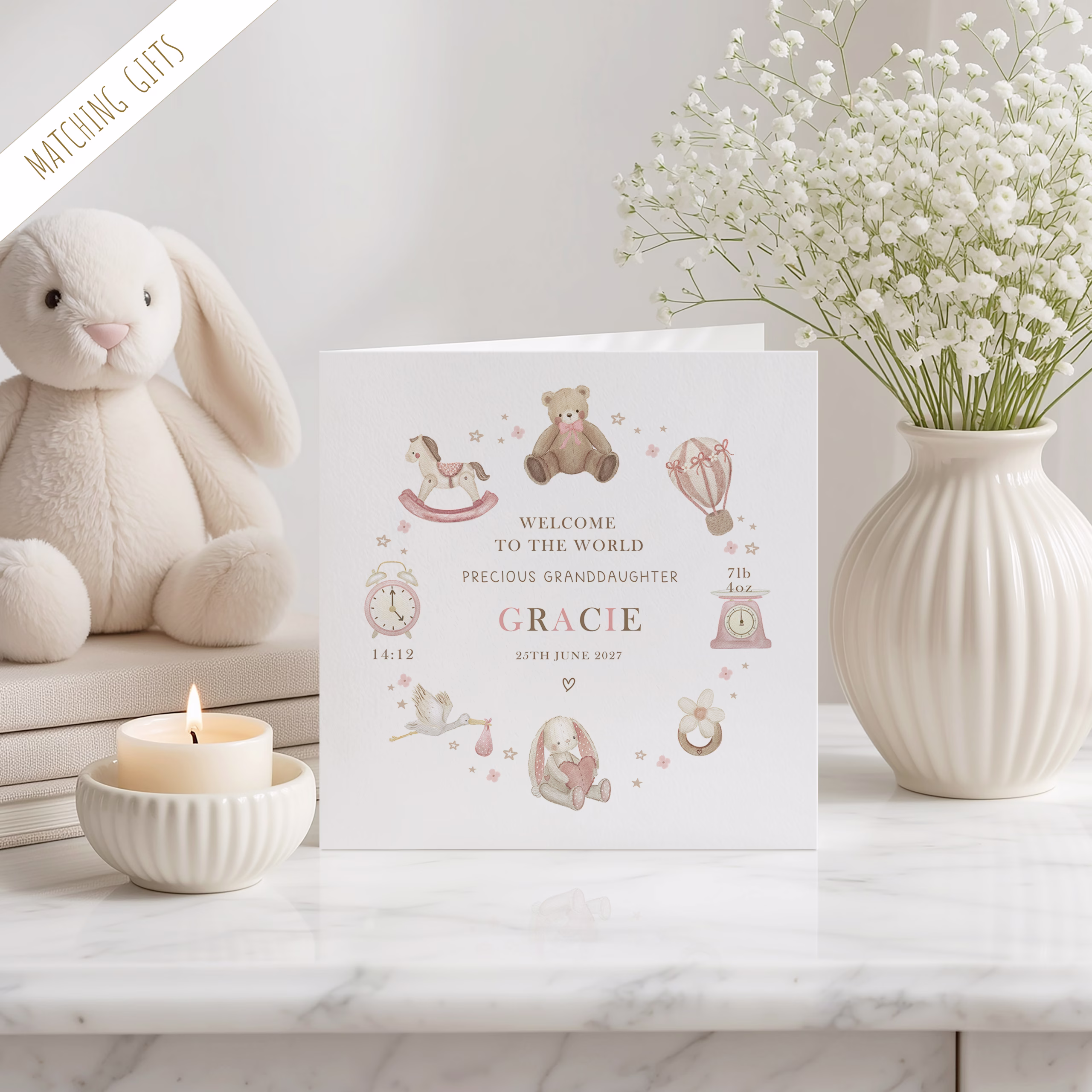 New Baby Girl Card