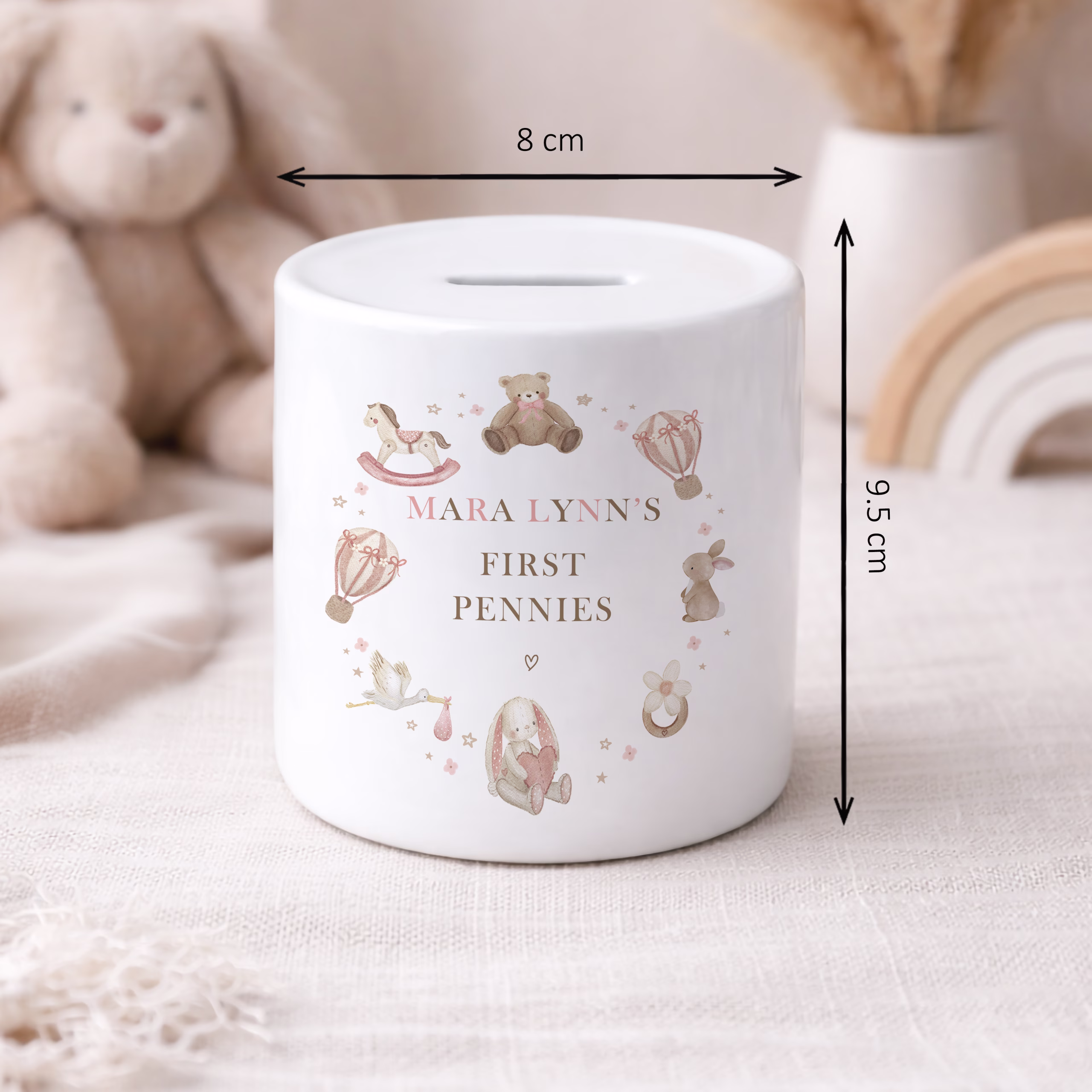 New Baby Ceramic Money Pot