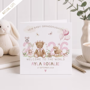 New Baby Girl Card