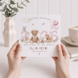 New Baby Girl Card