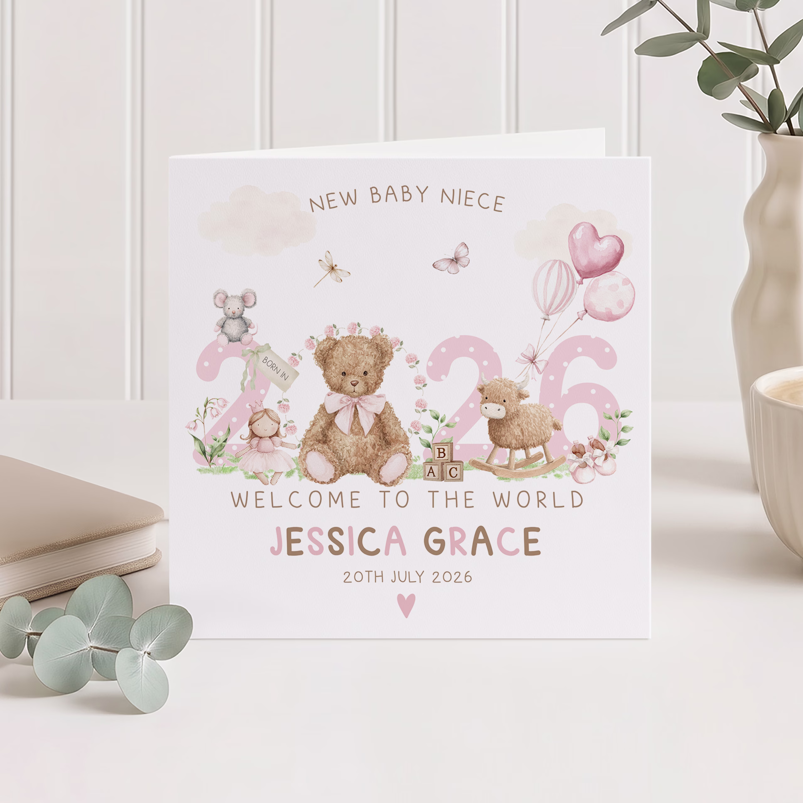 New Baby Girl Card