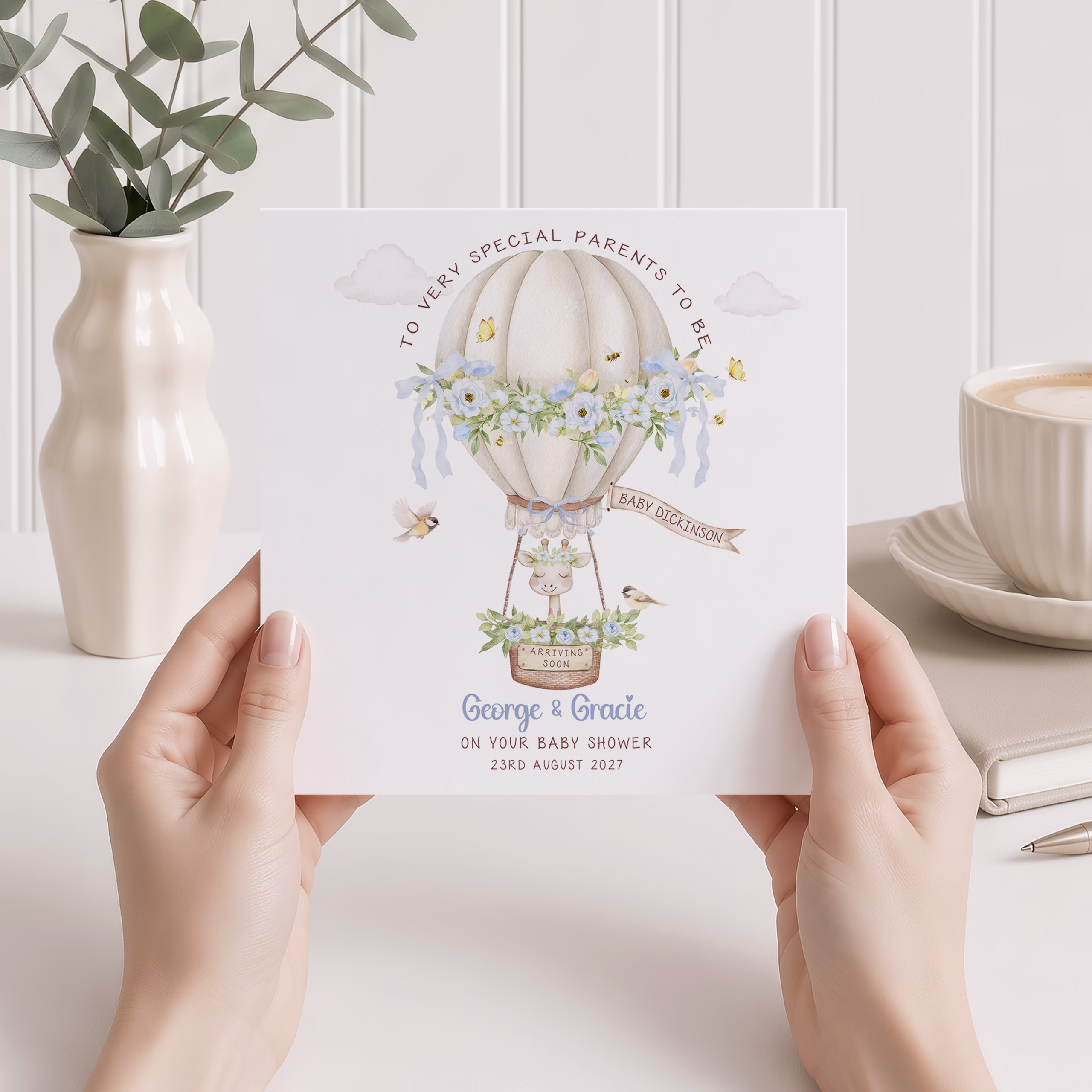 Personalised Baby Shower Card