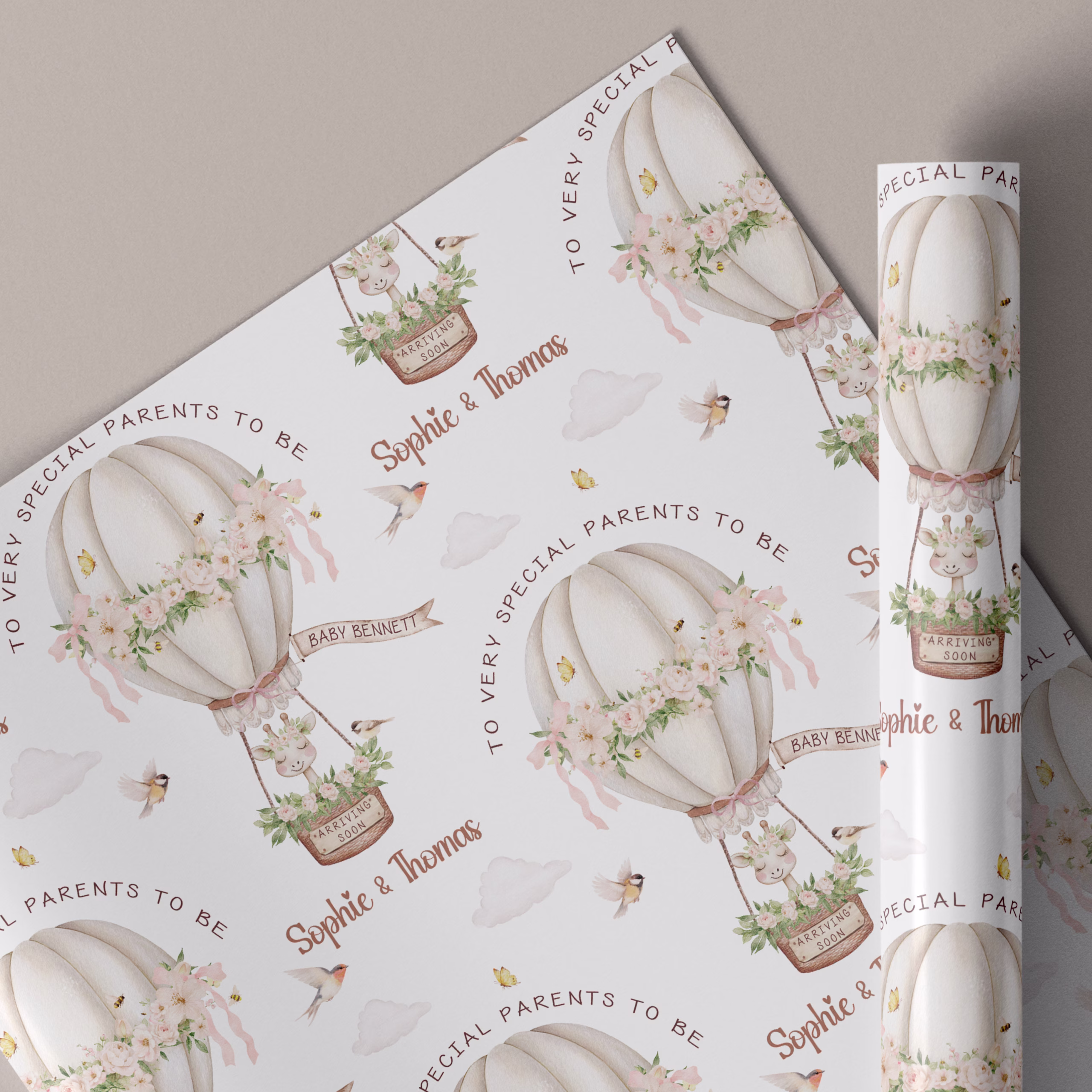 Baby Shower Gift Wrapping Paper