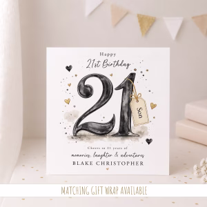 21st Birthday Card